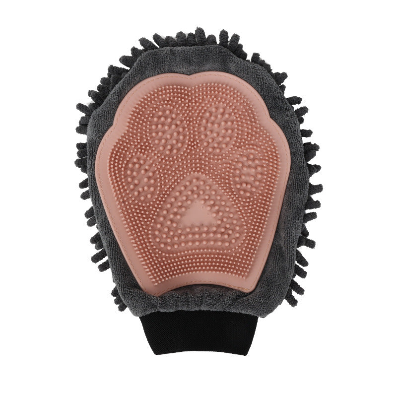 Pet Grooming Glove – Bathing, Massage & Deshedding Brush for Dogs