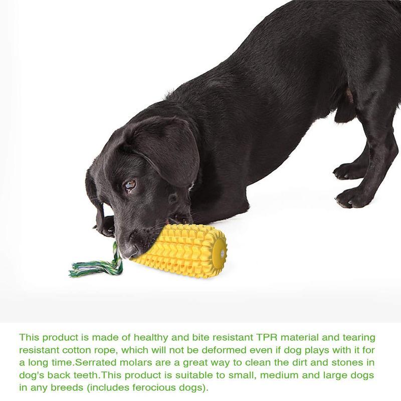 Durable Dog Chew Toy – Corn Stick Rope Toy for Small, Medium & Large Breeds | Squeaky Dental Care Toy