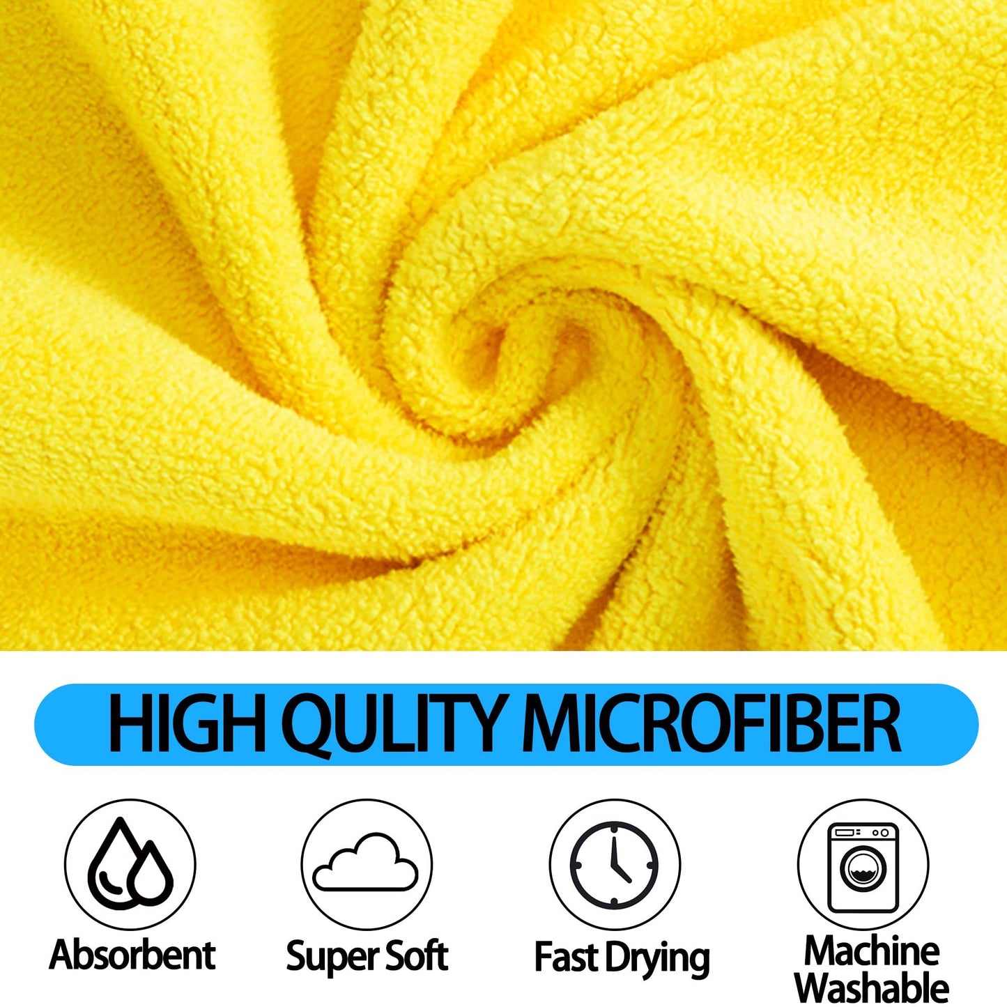 Quick-Dry Dog Bath Towel – Super Absorbent Microfiber Pet Drying Towel for Dogs