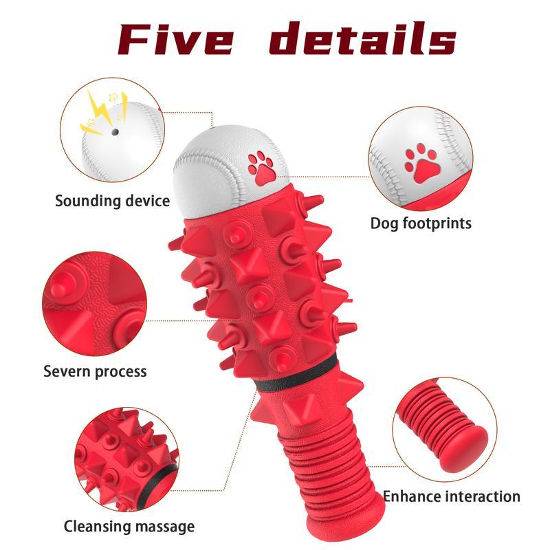 Interactive Dog Chew Toy for Medium & Large Dogs – Durable Training & Play Ball