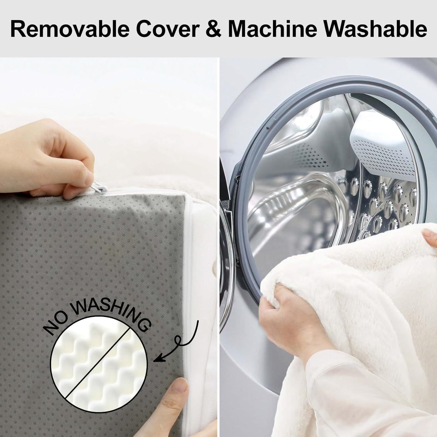Washable Rectangle Dog Bed – Calming Anti-Slip Sofa for Puppies & Medium Dogs