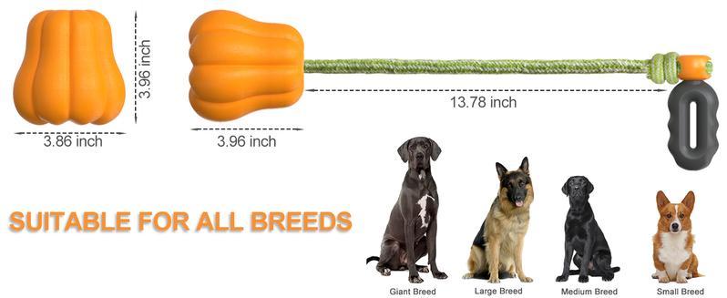 PROKEI Dog Rope Fetch Toy – Indestructible Tug & Chew Toy