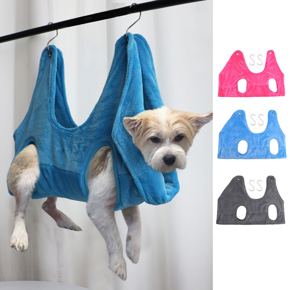 Pet Grooming Hammock – Safe & Comfortable Support for Nail Trimming and Bathing