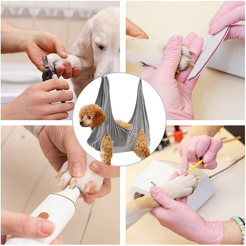 Pet Grooming Hammock – Safe & Comfortable Support for Nail Trimming and Bathing