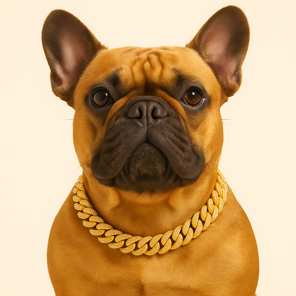 Dog Chain Collar – Sparkling Diamond Alloy Choker
