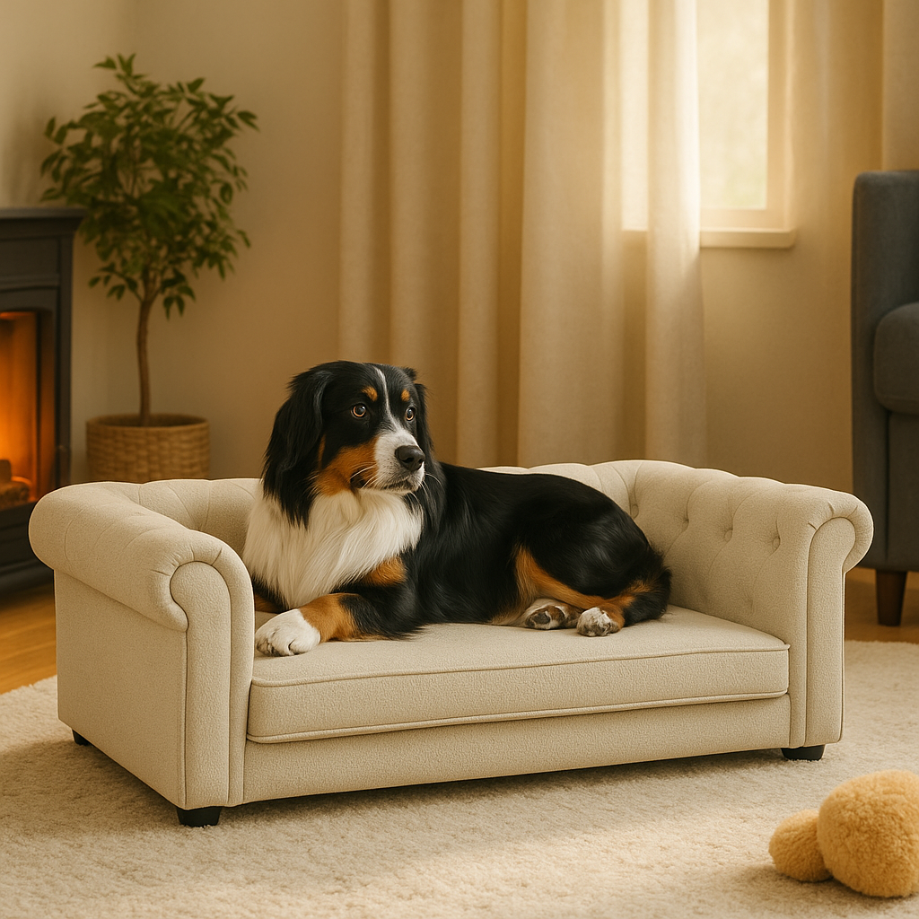 Elegant Rectangular Pet Bed For Medium And Large Dogs
