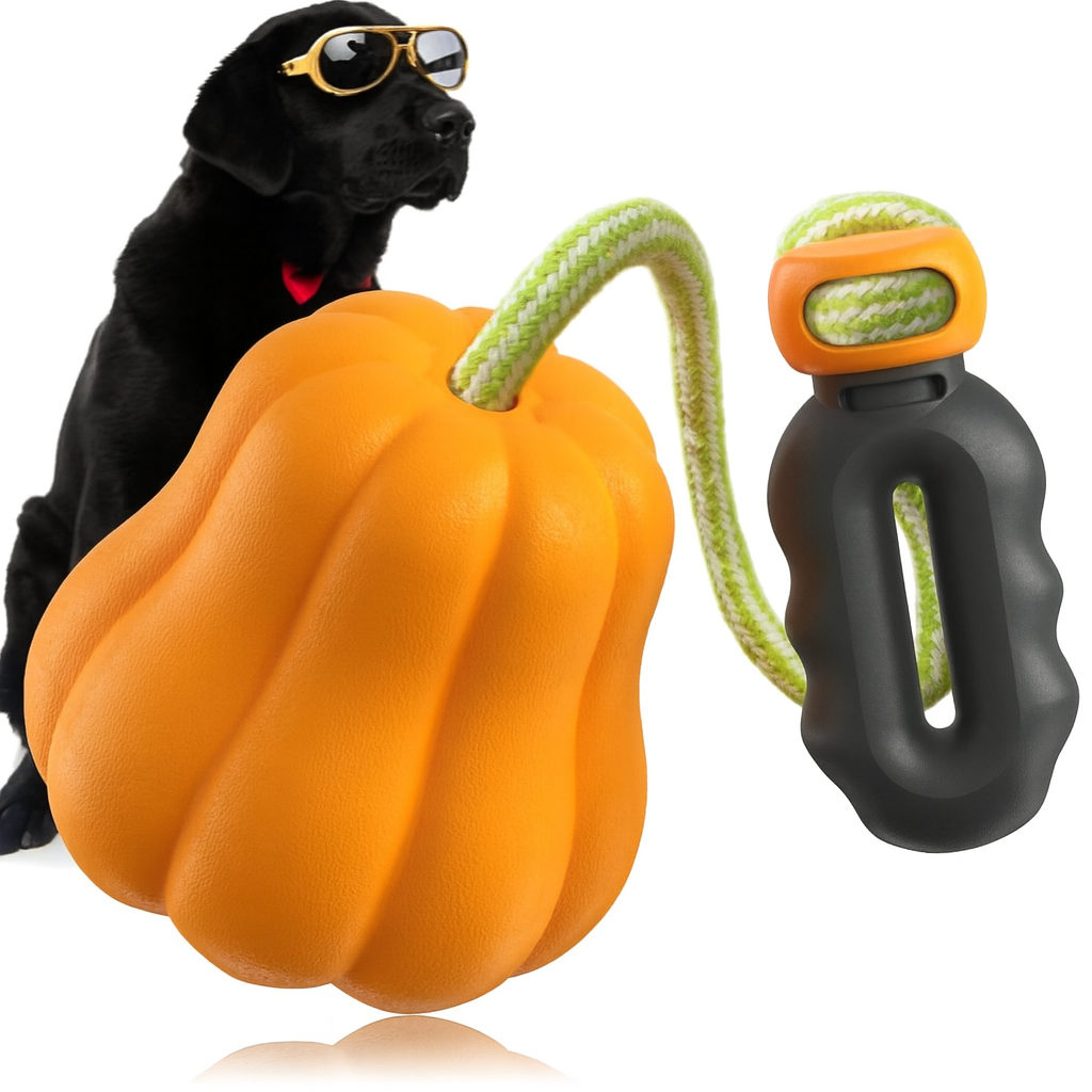 PROKEI Dog Rope Fetch Toy – Indestructible Tug & Chew Toy