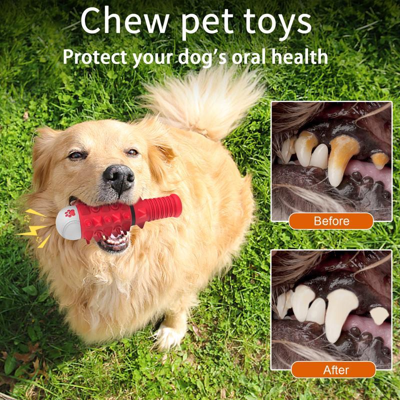 Interactive Dog Chew Toy for Medium & Large Dogs – Durable Training & Play Ball