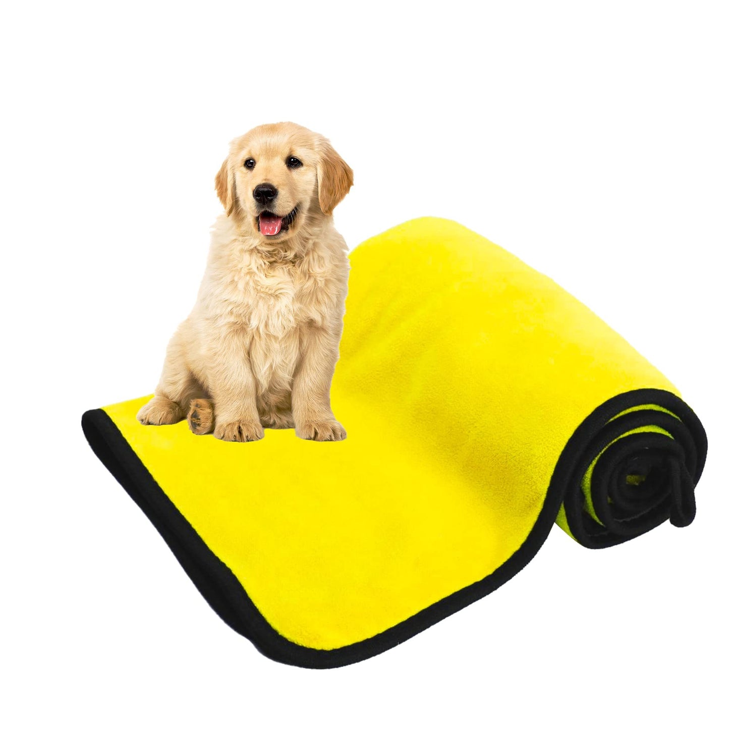 Quick-Dry Dog Bath Towel – Super Absorbent Microfiber Pet Drying Towel for Dogs