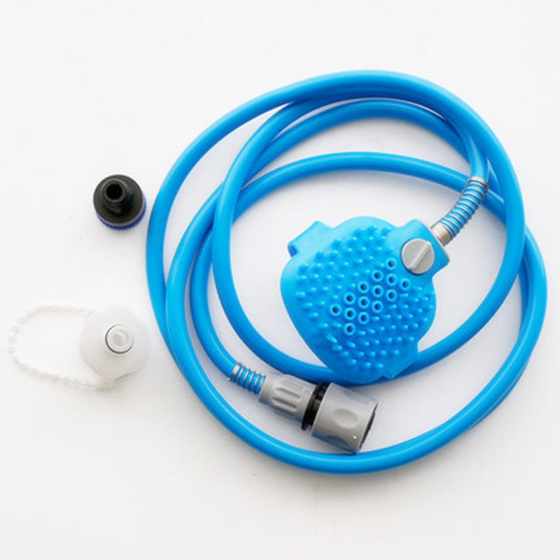Pet Bathing & Grooming Shower Tool – Massage Brush with Hose Sprayer