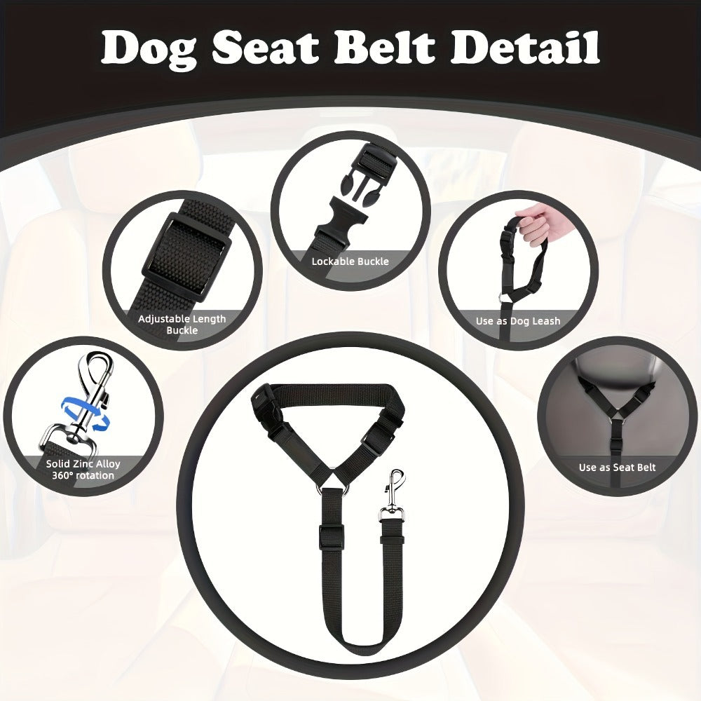 2-Piece Dog Leash Set – Durable & Comfortable for Daily Walks