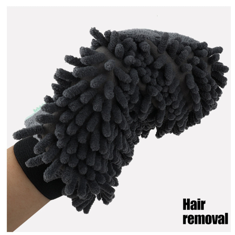 Pet Grooming Glove – Bathing, Massage & Deshedding Brush for Dogs