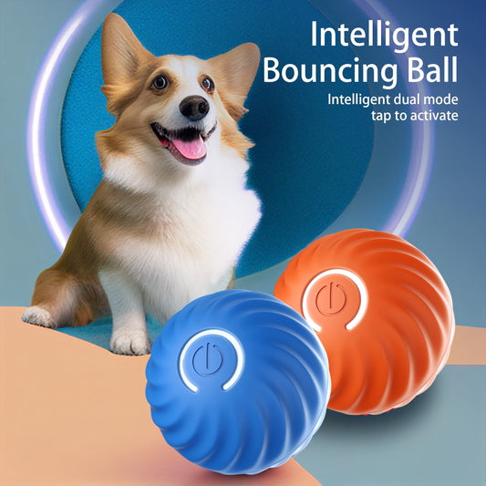 Interactive Bouncing Ball for Dogs – Automatic Rechargeable Smart Toy