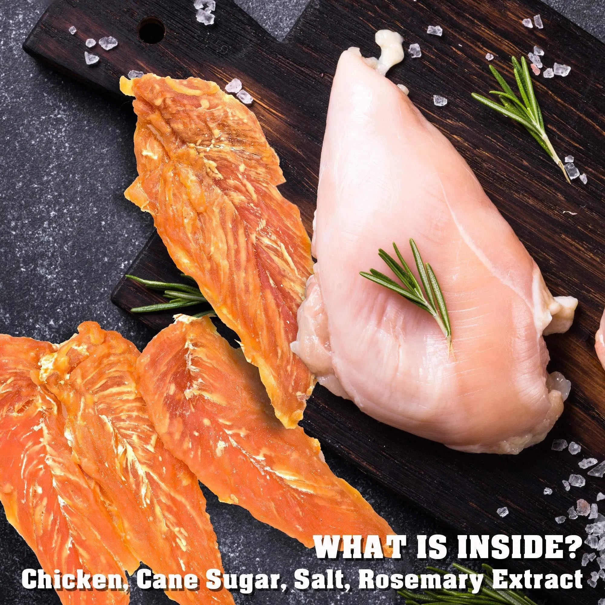 Grain-Free Human-Grade Chicken Jerky Dog Treats