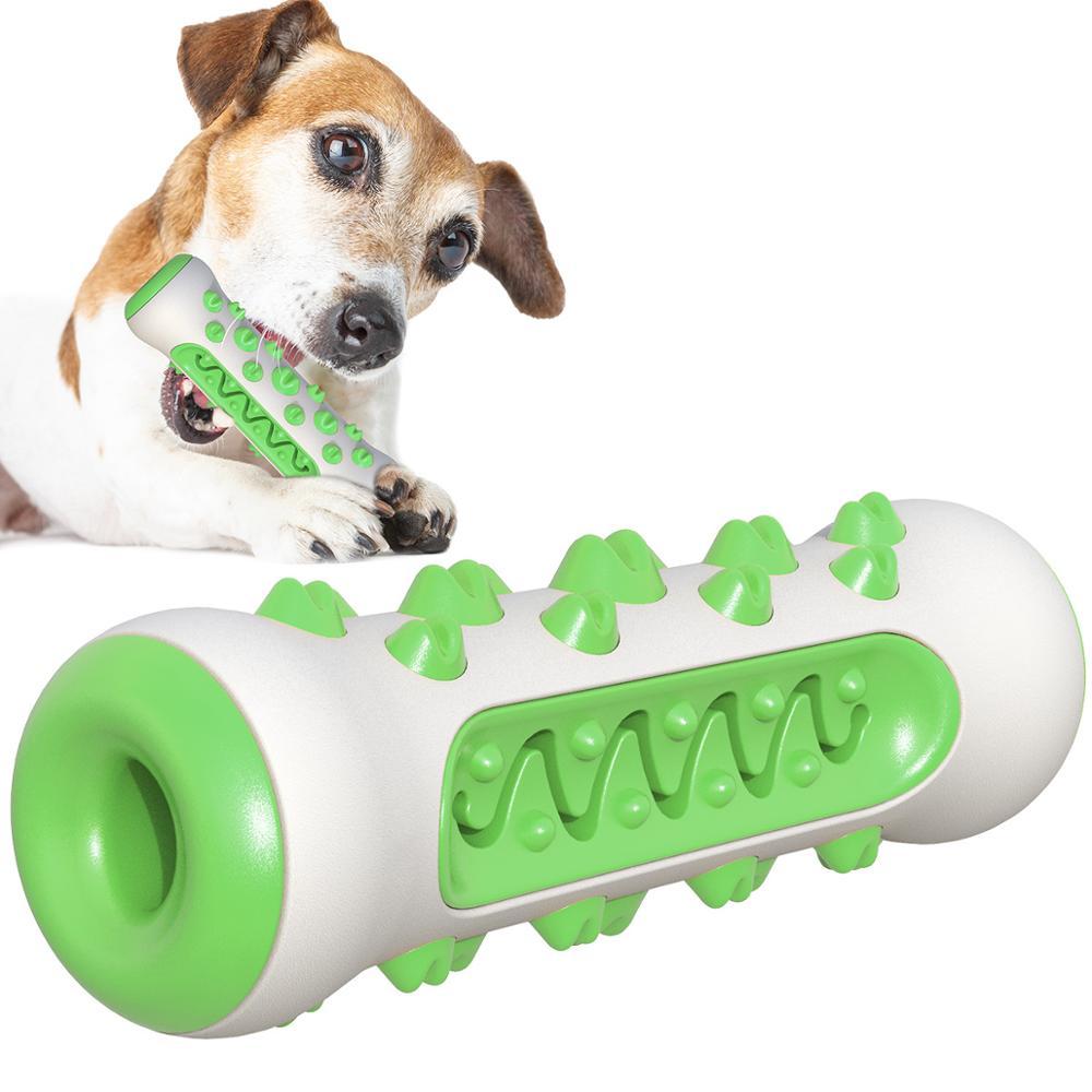 Dog chewing dental care toothbrush stick toy