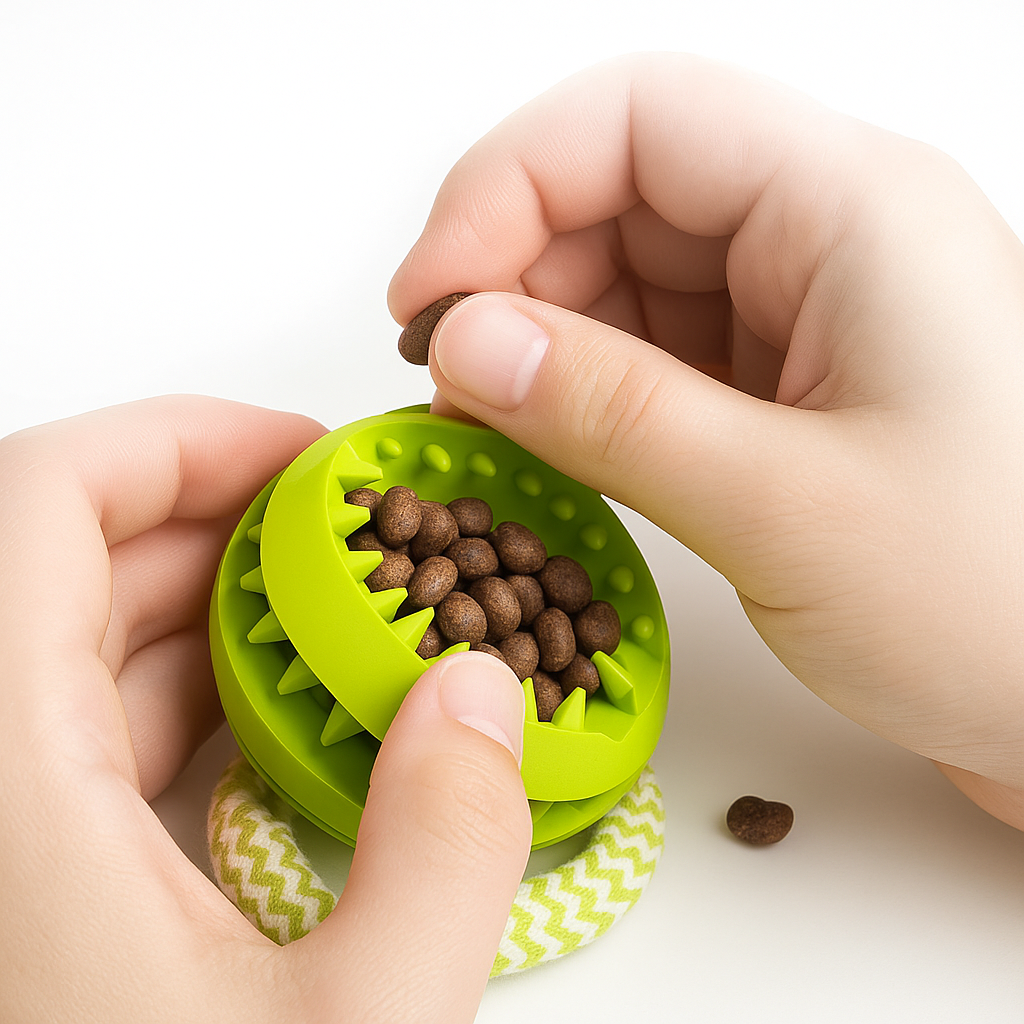 Durable Rope Chew Toy with Ball – Interactive Tug & Dental Care for Dogs