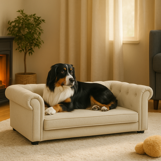 Elegant Rectangular Pet Bed For Medium And Large Dogs