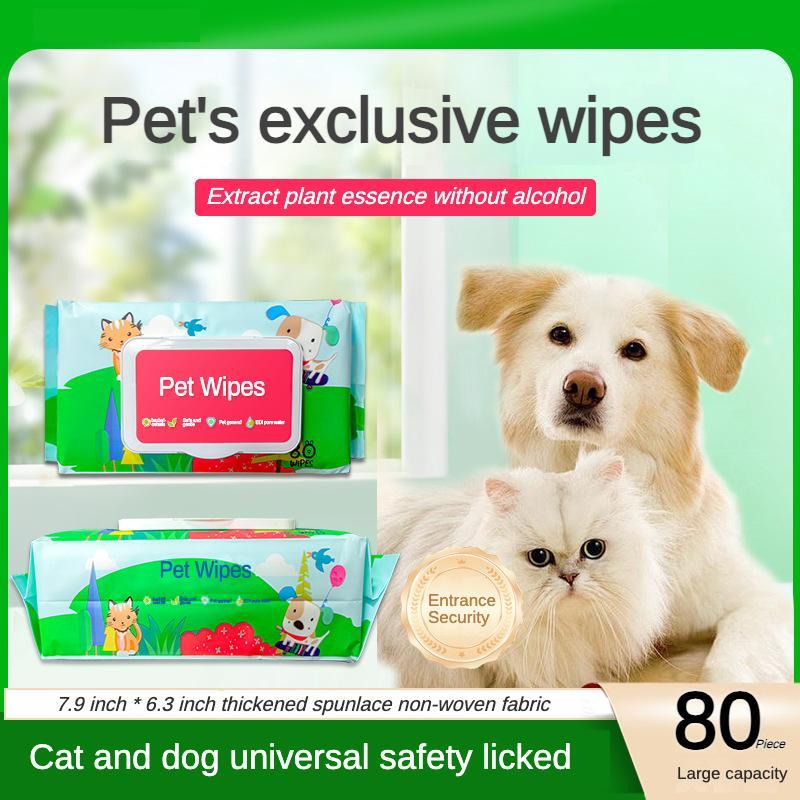 Fragrance Free Hypoallergenic Pet Wipes for Dogs & Cats